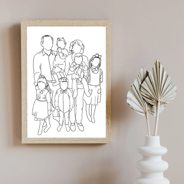 Dessin de silhouette personnalisée - Format numérique