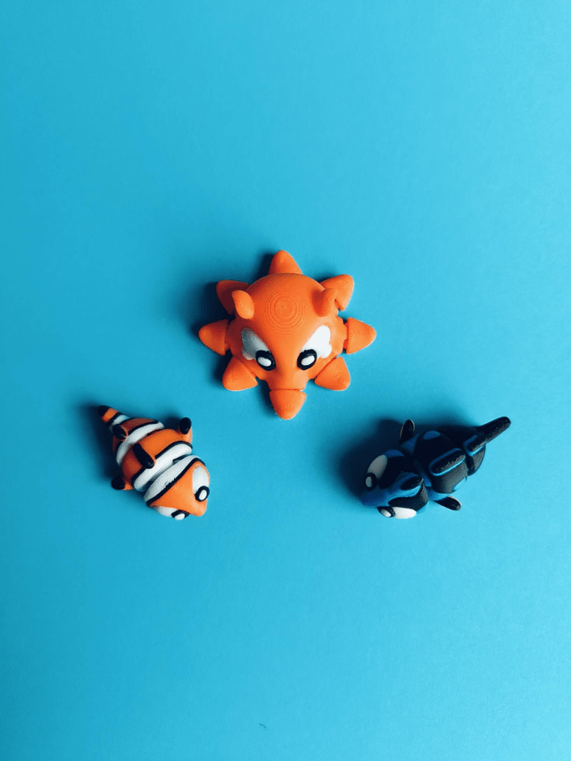 Pack 3 créatures - SOUS L'OCÉAN