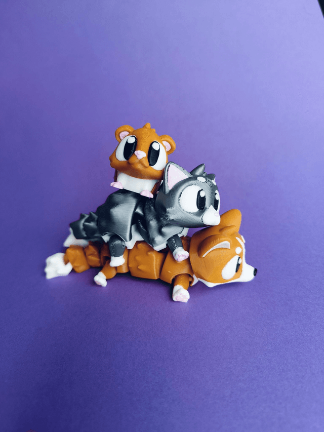 Pack 3 créatures - ANIMAUX DE COMPAGNIE 