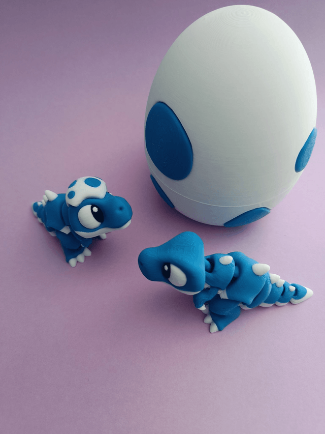 Dino bleu : T-rex